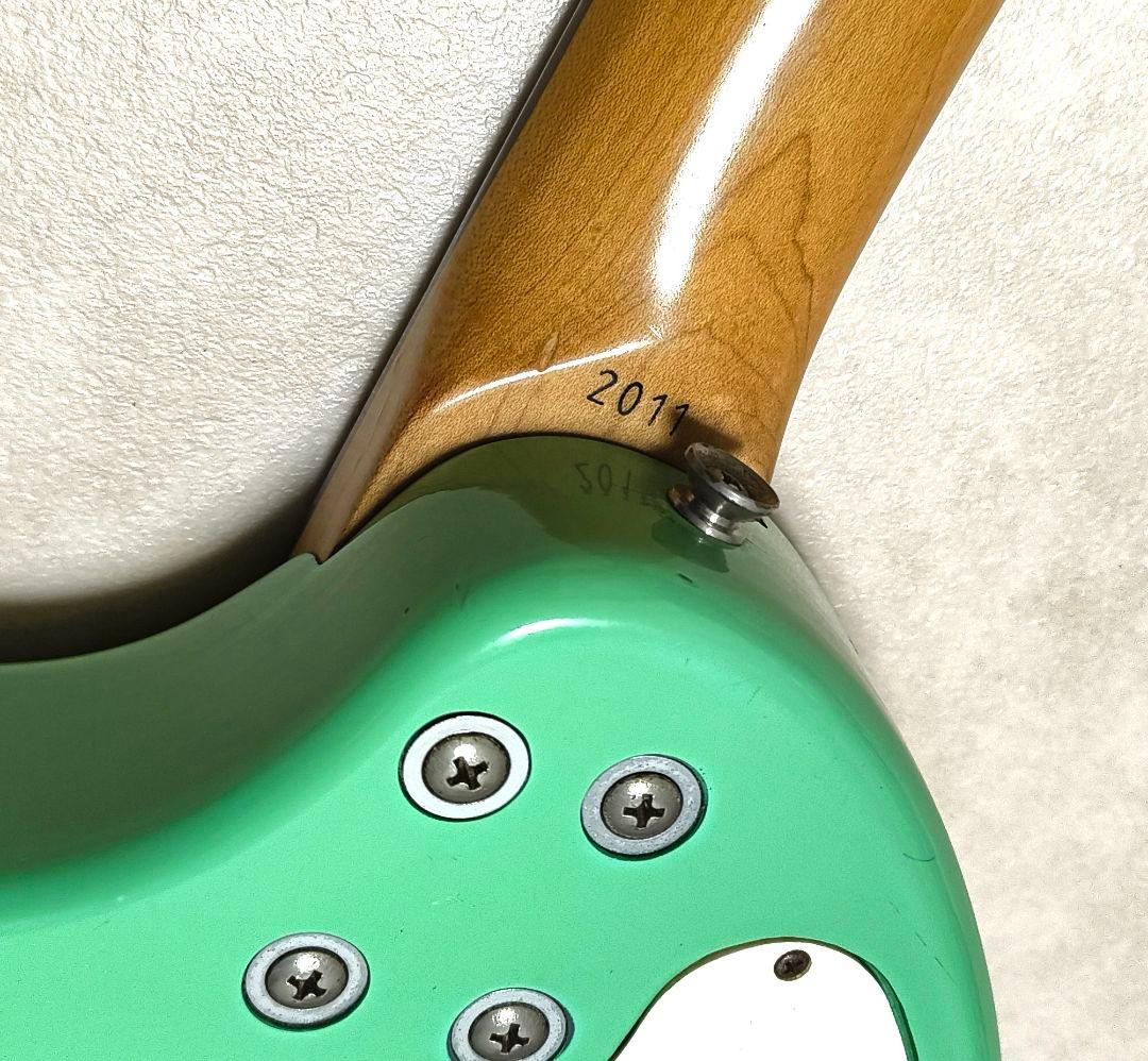 【美品】ZO-3 ミントグリーン アンプ内蔵ミニギター ヘッドフォン端子付