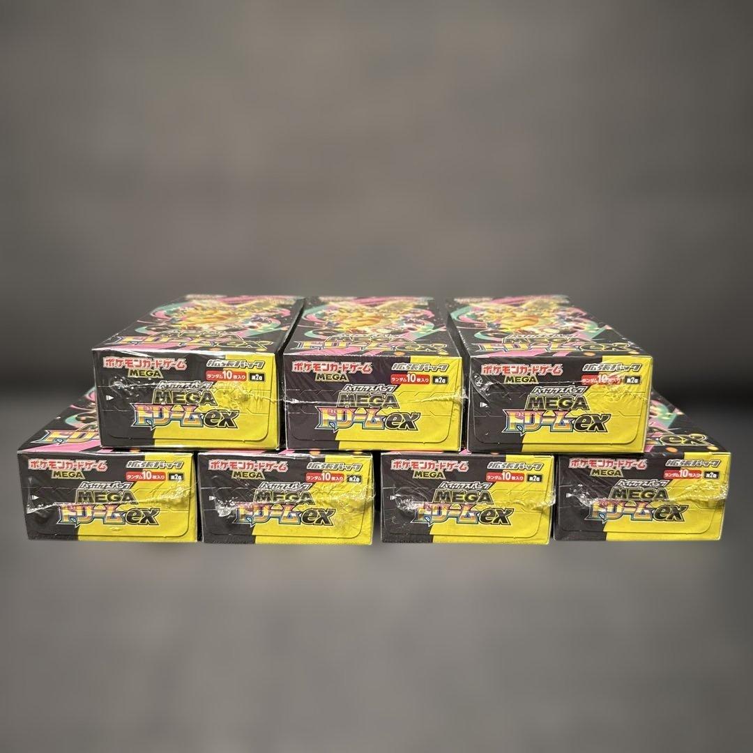 MEGAドリームex シュリンク付き　7BOX 新品未開封　ポケカ
