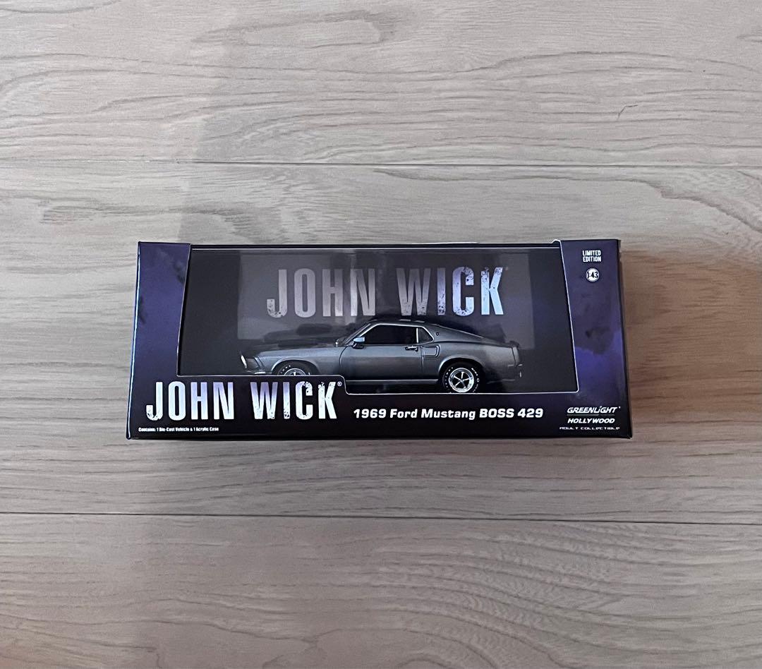 ミニカー JOHN WICK 1969 Ford Mustang BOOS 429