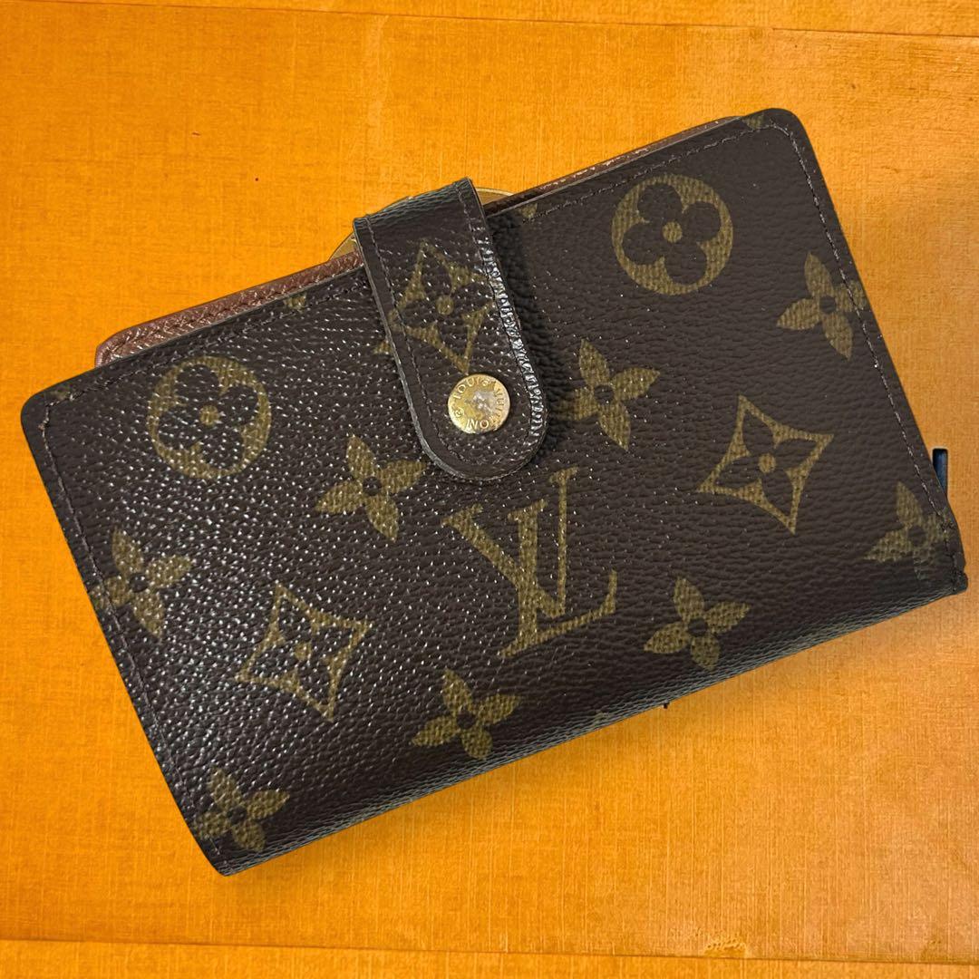 新型　ルイヴィトン　ポルトフェイユ・ヴィエノワ　二つ折り財布　モノグラム　がま口