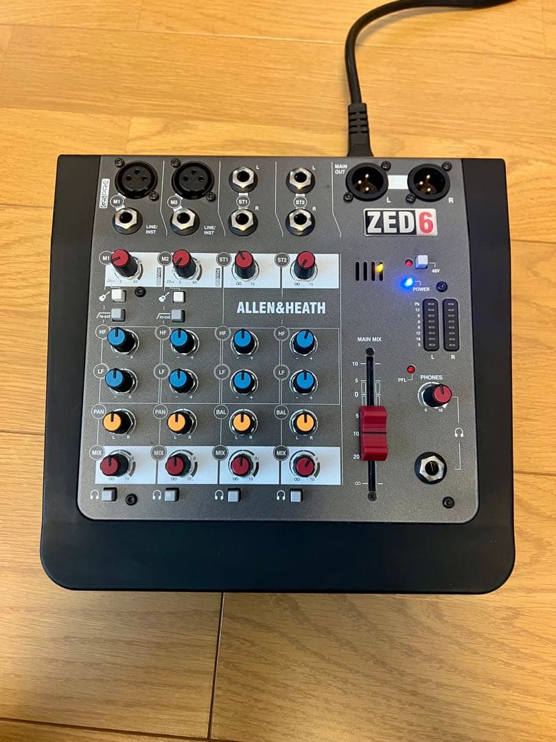 送料込み　ALLEN&HEATH ZED6 アナログミキサー　箱取説無し