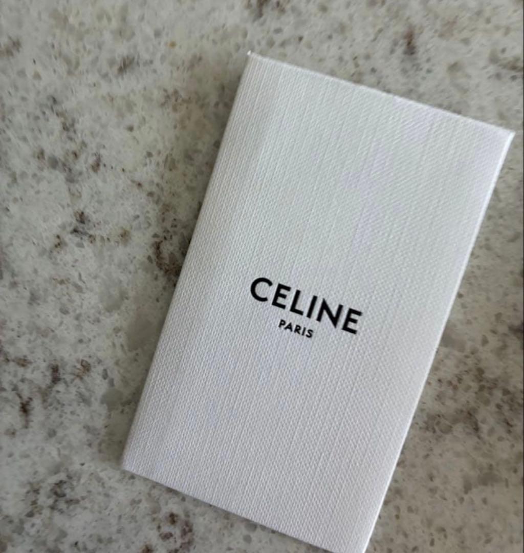 最終お値下げ。CELINE グレー 二つ折り財布