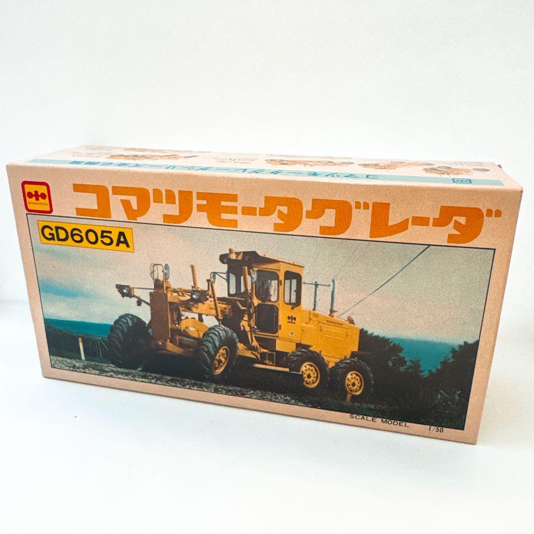 【極希少・当時物・美品】コマツ モータグレーダ GD605A Diapet