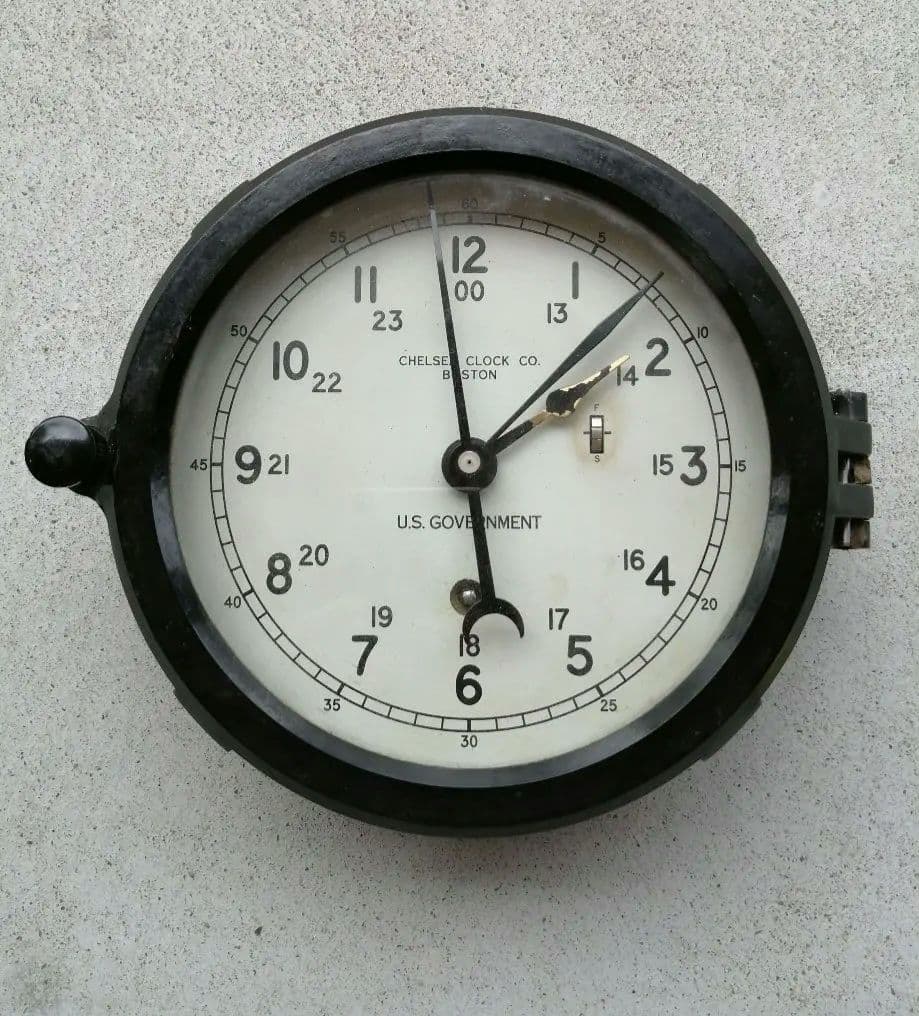 U.S.NAVY WW2 DECK CLOCK 40年代　50年代　ビンテージ