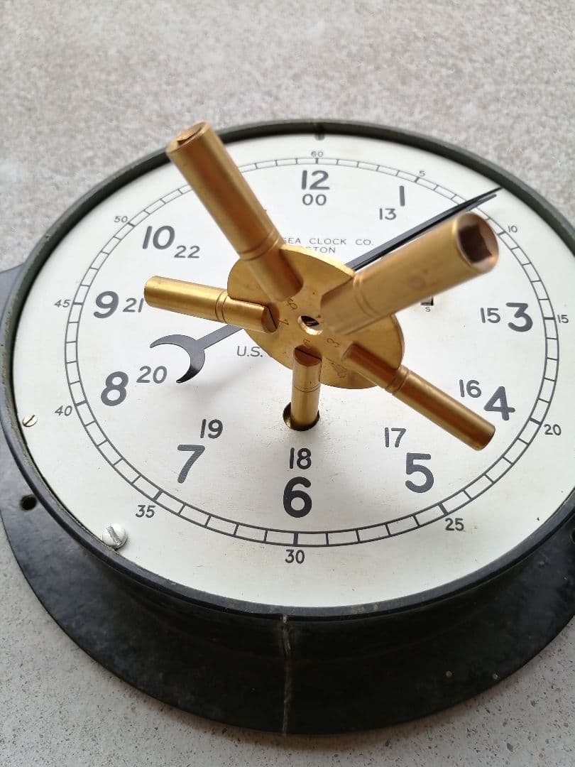 U.S.NAVY WW2 DECK CLOCK 40年代　50年代　ビンテージ