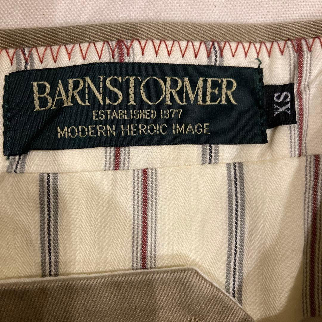 BARNSTORMER ベージュ　ダブルプリーツ　チノパン　XS