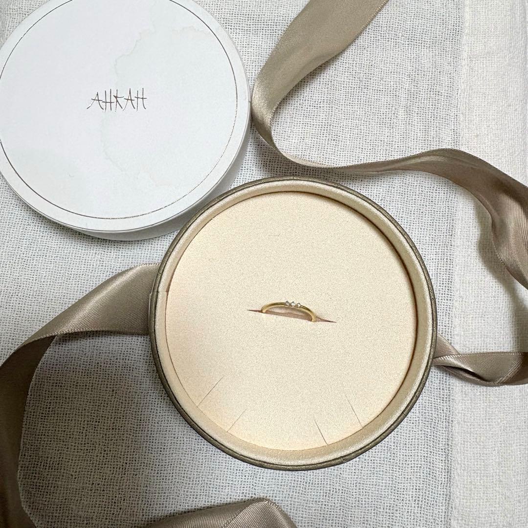 AHKAH ピンキーリング　ゴールド