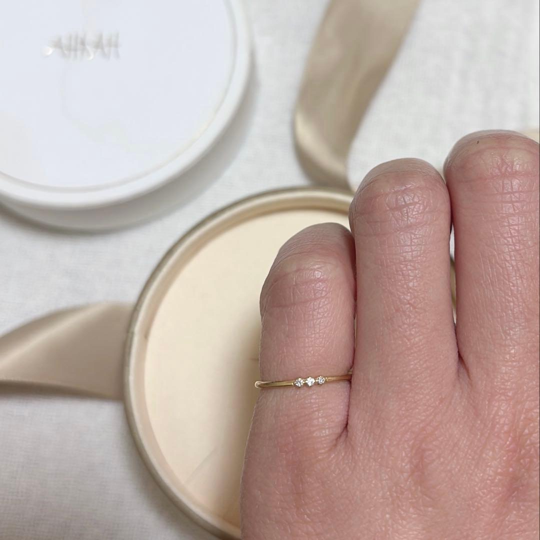 AHKAH ピンキーリング　ゴールド