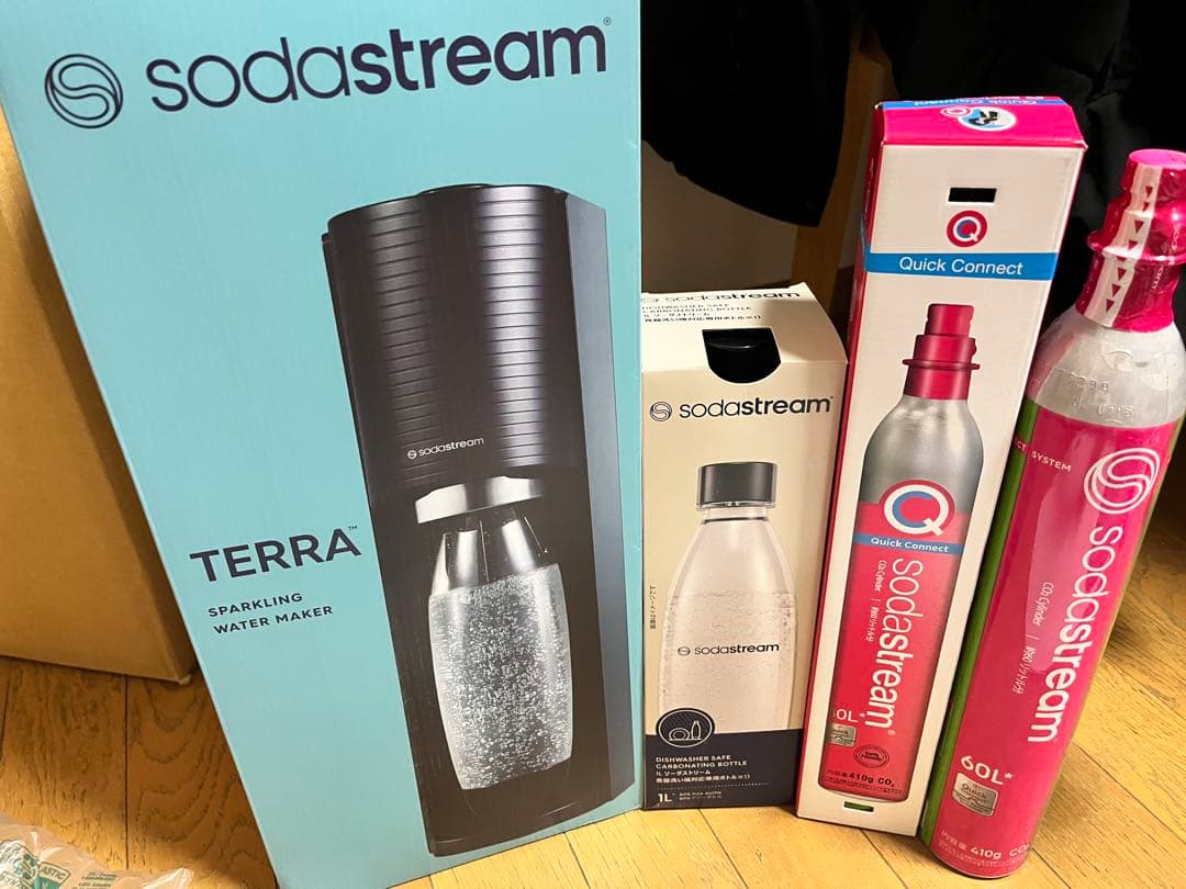 sodastream TERRA 炭酸水メーカー新品フルセット
