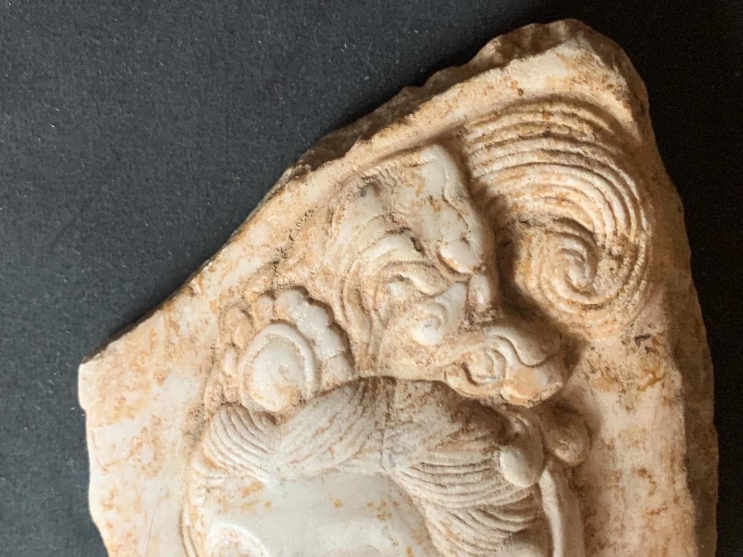 仏教美術 石仏 観音菩薩 天然石 仏頭 873