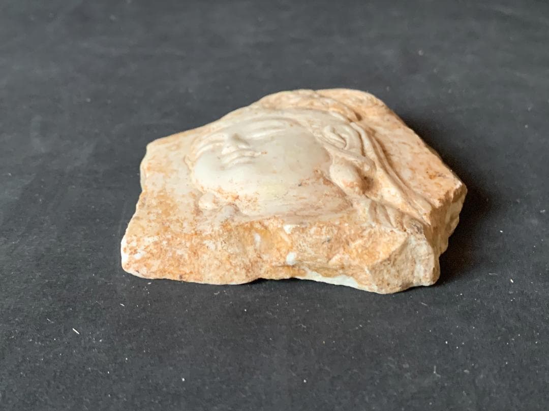 仏教美術 石仏 観音菩薩 天然石 仏頭 873