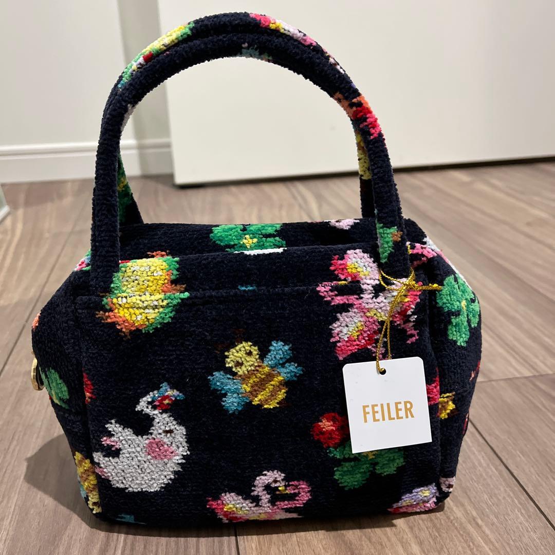 FEILER フェイラー　神崎恵　ミニキューブバッグ