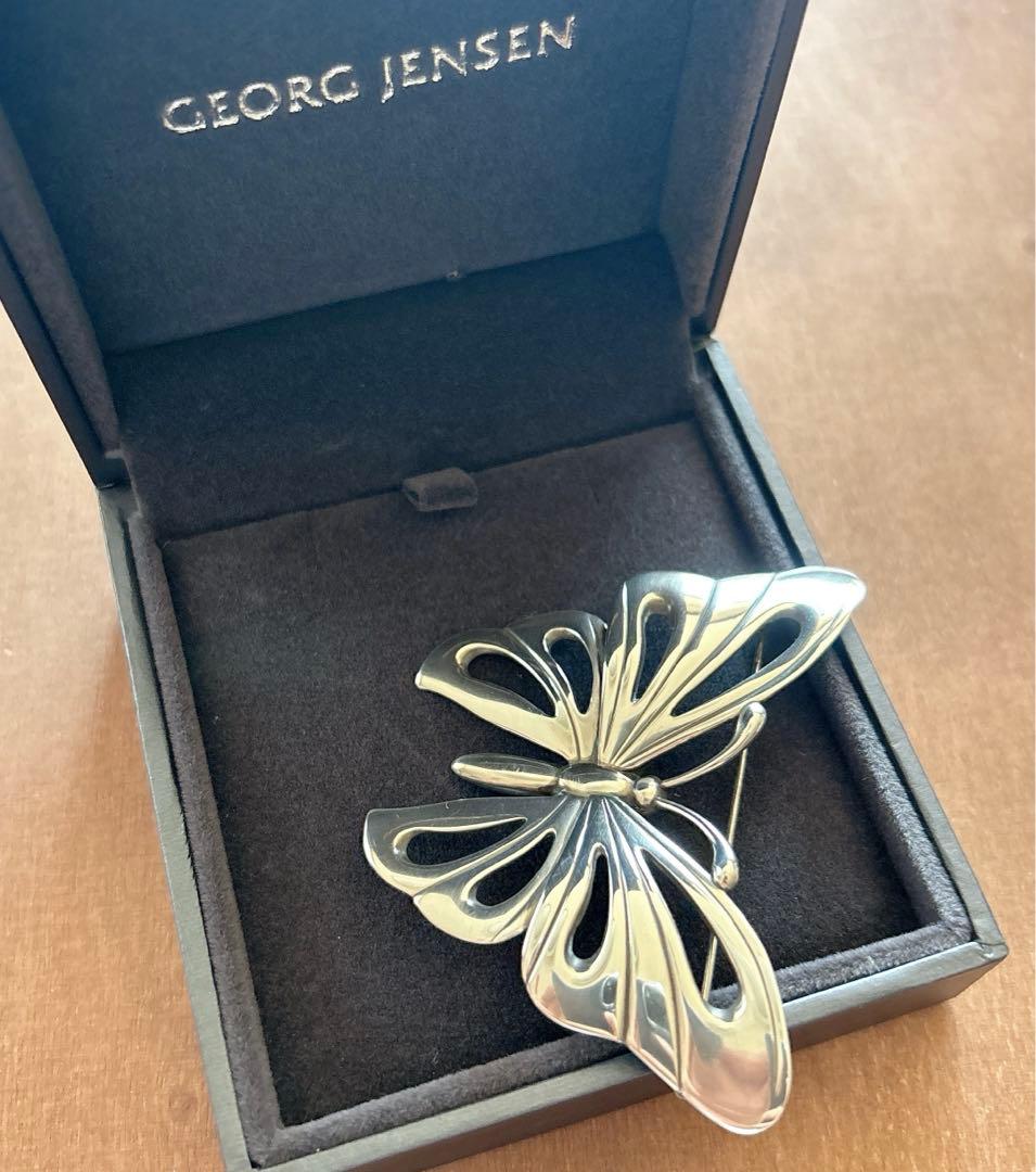   希少　バタフライ　ブローチ　925s