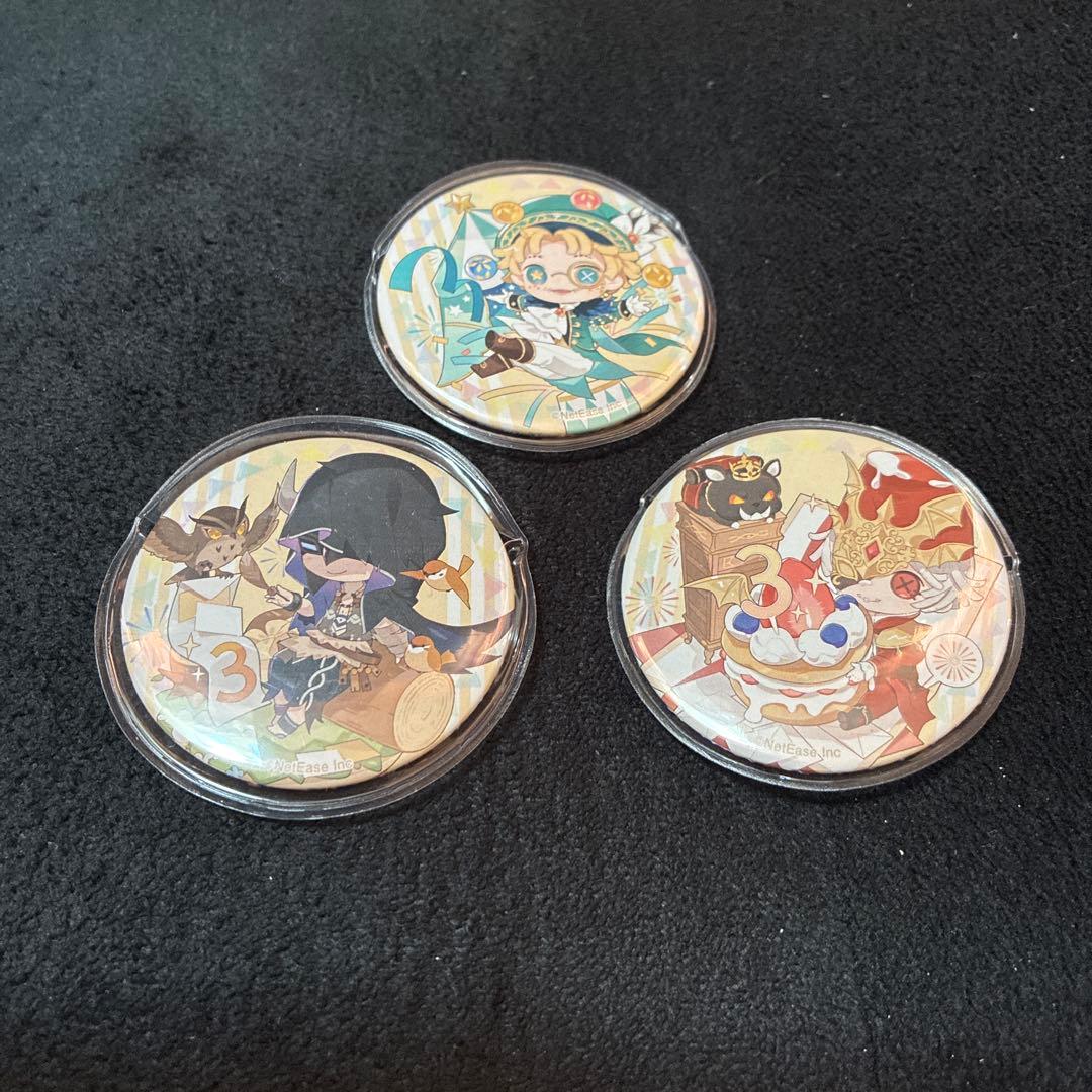 第五人格　スイパラ　缶バッジ　3周年コラボカフェ　3点