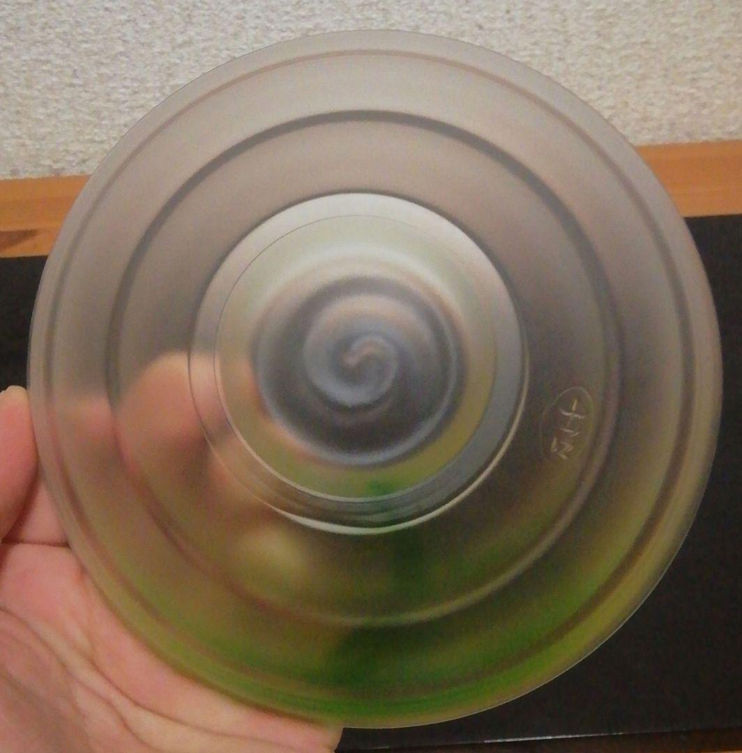 関吉昭作　硝子　茶碗　共箱　茶道具