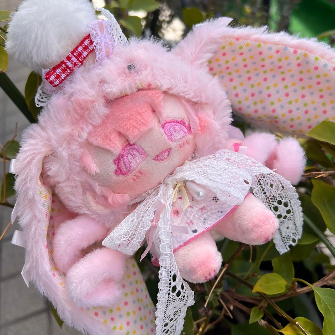 H*o様 自作ぬい ぴんくうしゃぎちゃん 無属性ぬいぐるみ