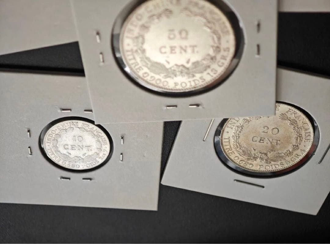 フランス領インドシナ貿易銀　仏領インドシナ