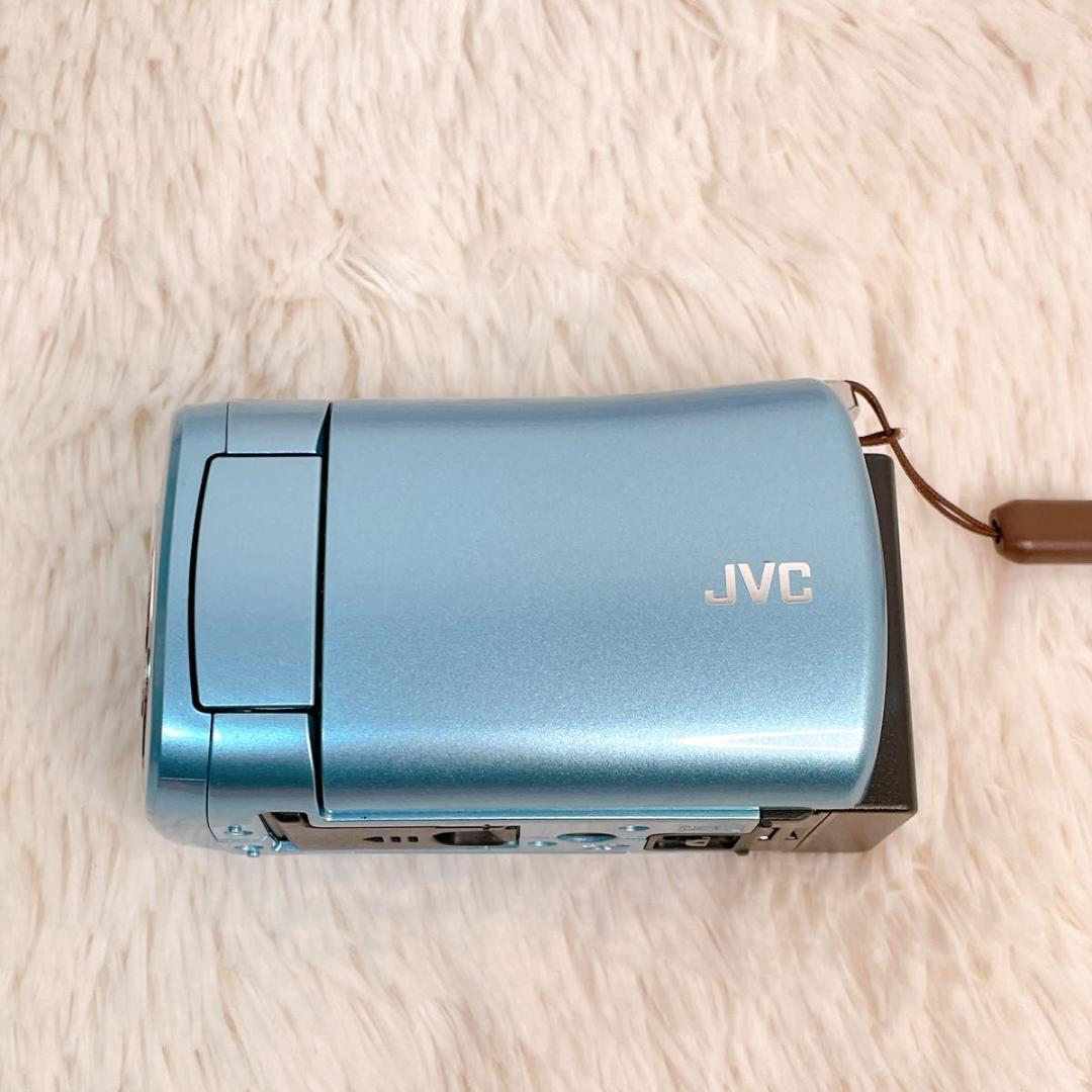 【極美品】 JVC BabyMovie GZ-N5 ブルー 内蔵メモリー32GB
