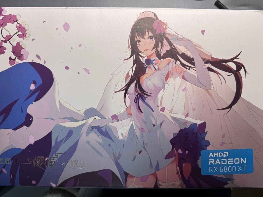 グラフィックボード・グラボ・ビデオカード Yeston Radeon RX6800XT 16GB Sakura Waifu