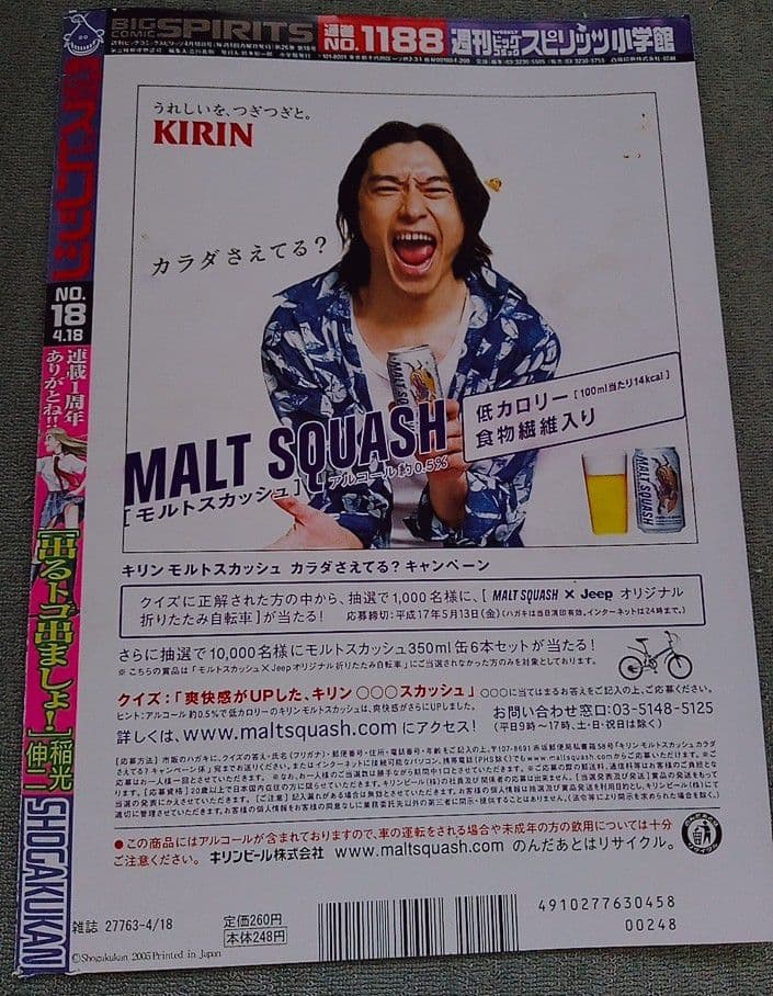 皆藤愛子　グラビア切り抜き　週刊ビッグコミックスピリッツ　No.1188　小学館