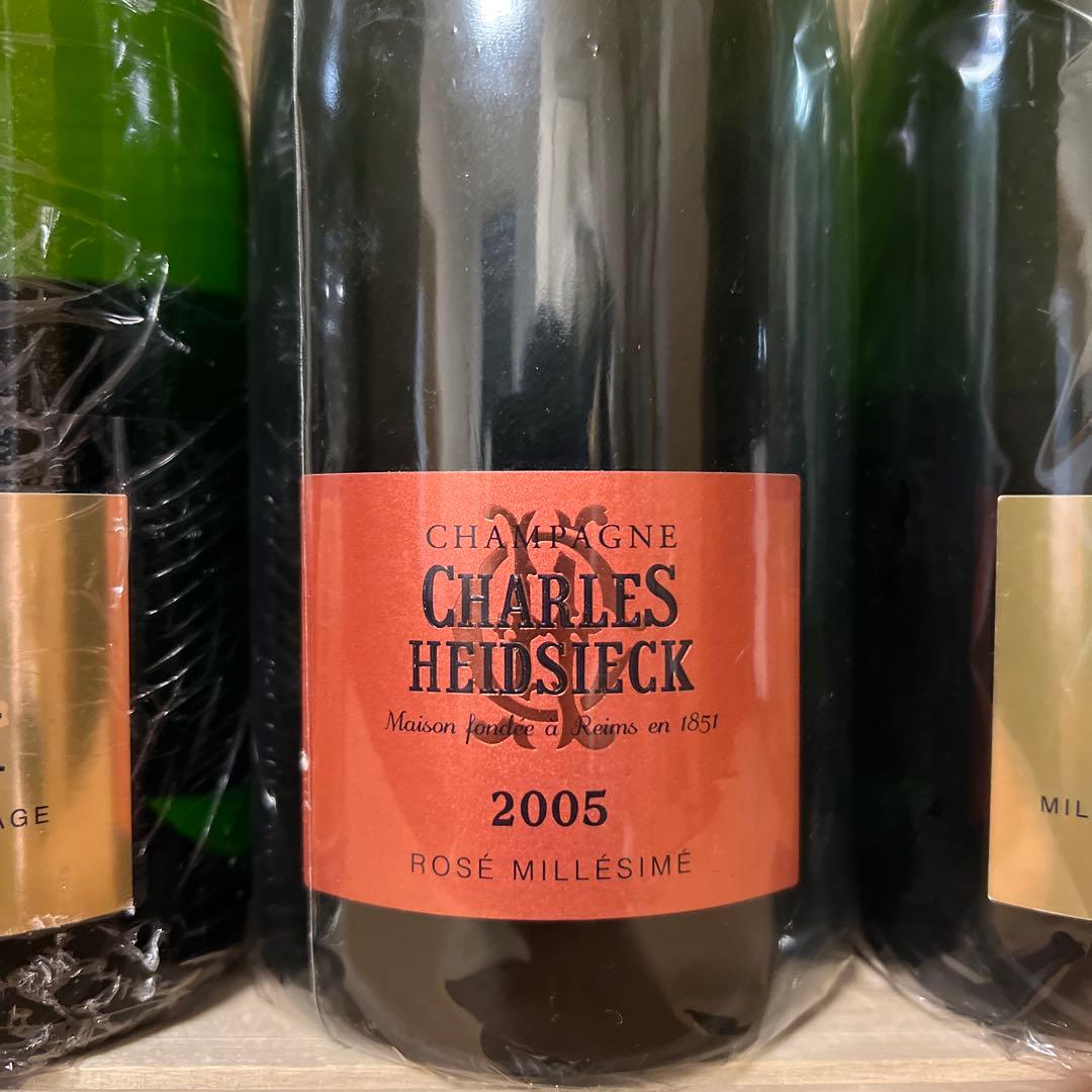 CHARLES HEIDSIECK 2005 シャンパン3本セット