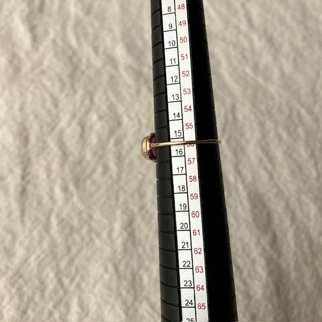 9万◆新品◆ミャカレジュエリー ピンクサファイア10Kリングアッシュペーフランス