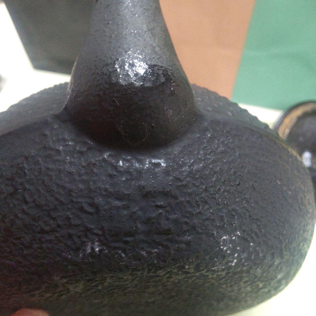 雲南堂 鍋元 南部鉄瓶 丸アラレ 1L 鉄瓶 赤サビあり