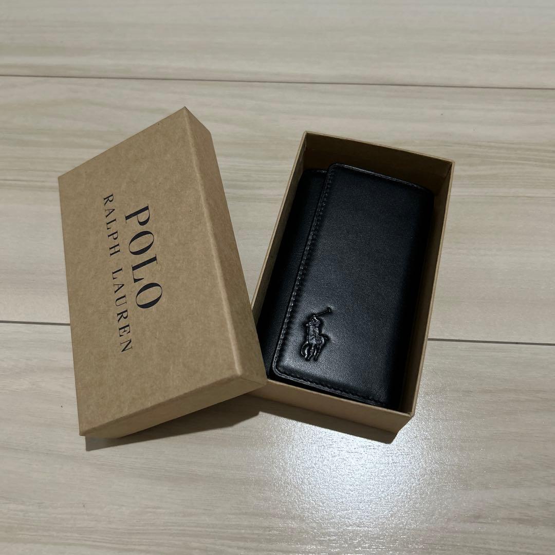 ポロラルフローレン キーケース本革 レザー