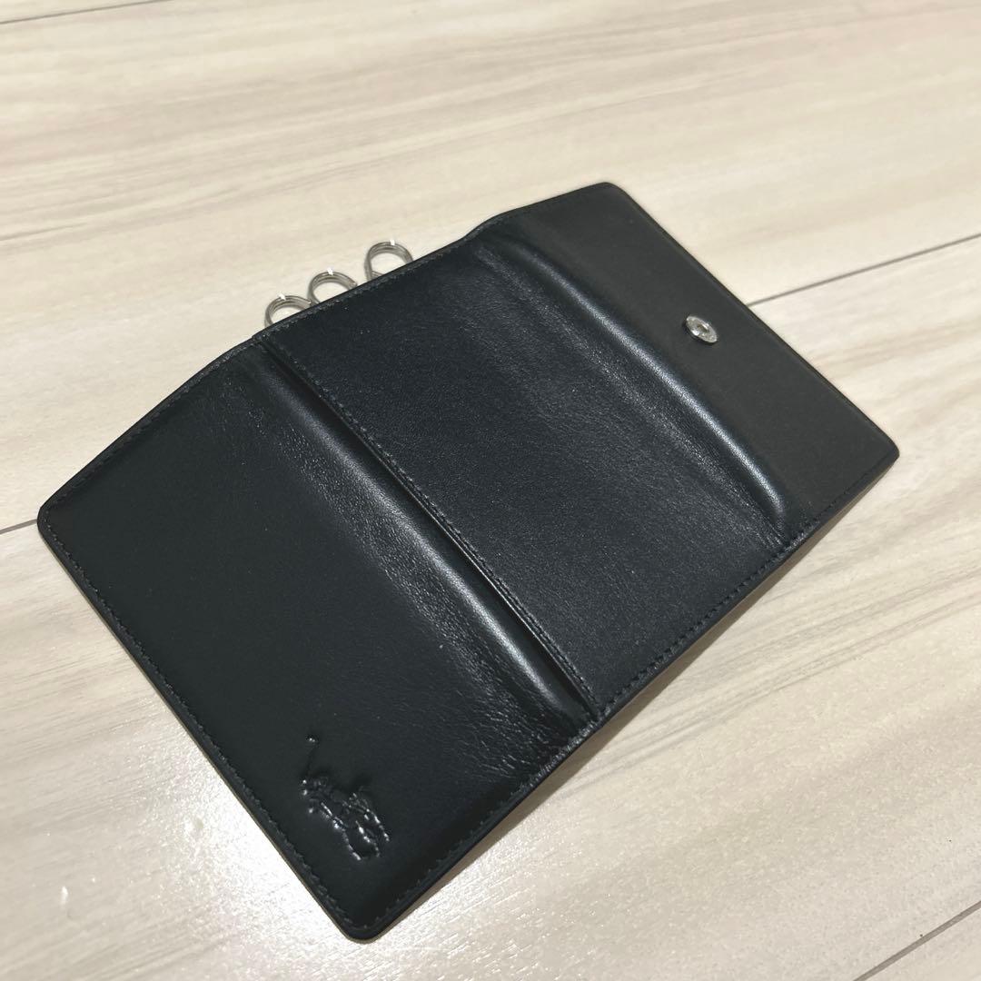 ポロラルフローレン キーケース本革 レザー