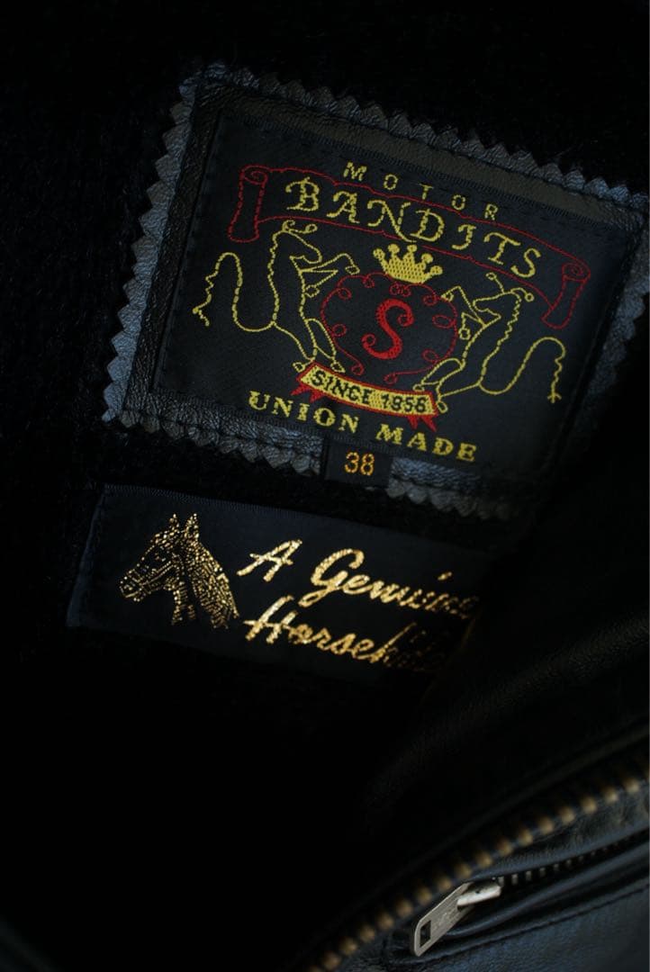 MOTOR BANDITS ホースハイド ライダース ジャケット ビンテージ