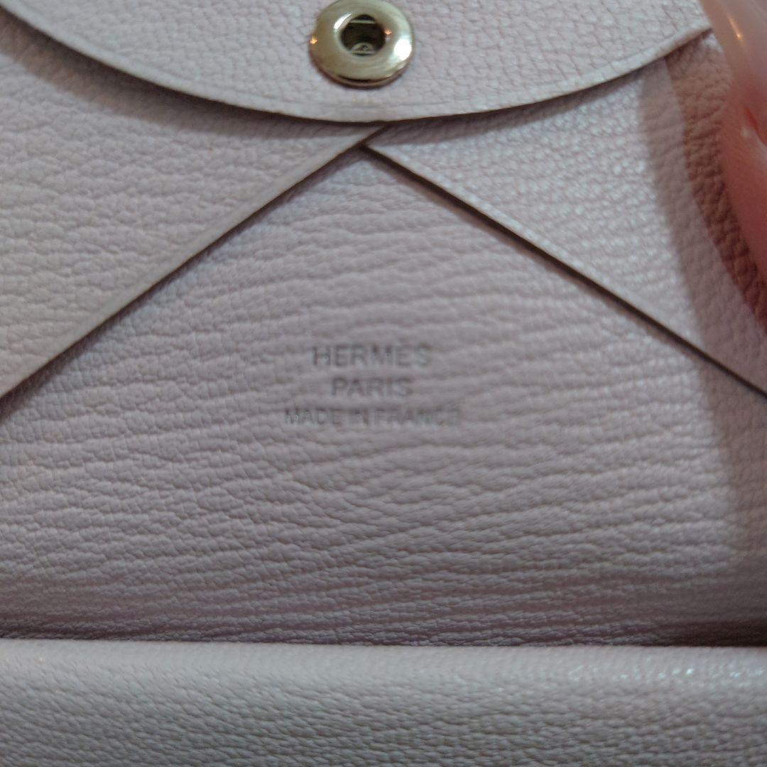 m*i様 HERMES カルヴィデュオ コンパクト モーヴペール 刻印B 202
