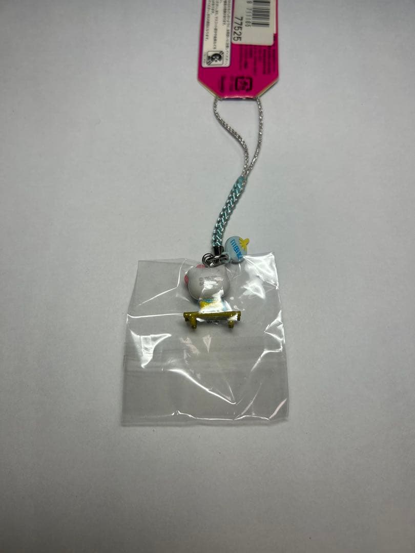 【レア】 ハローキティ 根付け ストラップ マスコット 水色着物3種 隅田川