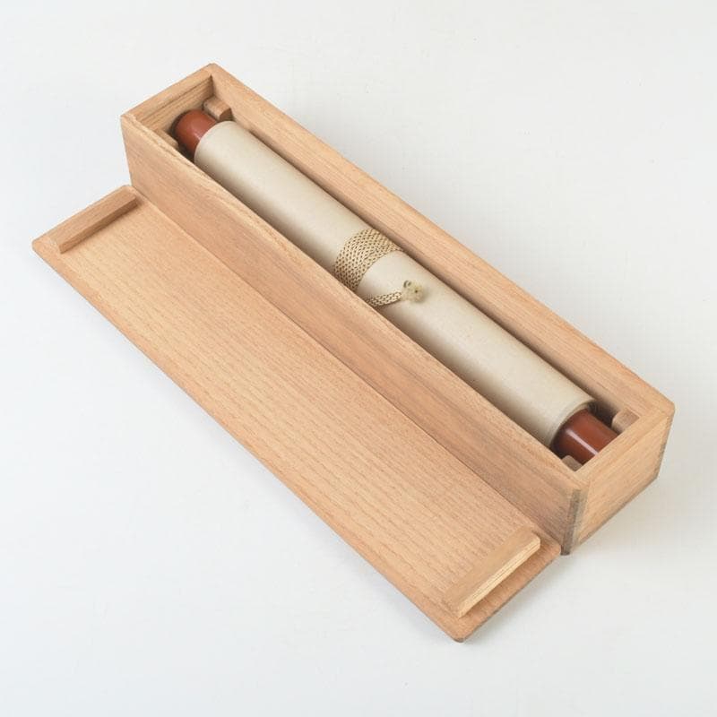 掛軸　大徳寺　方谷浩明筆　一行書　「福」　時代箱　C　9795A