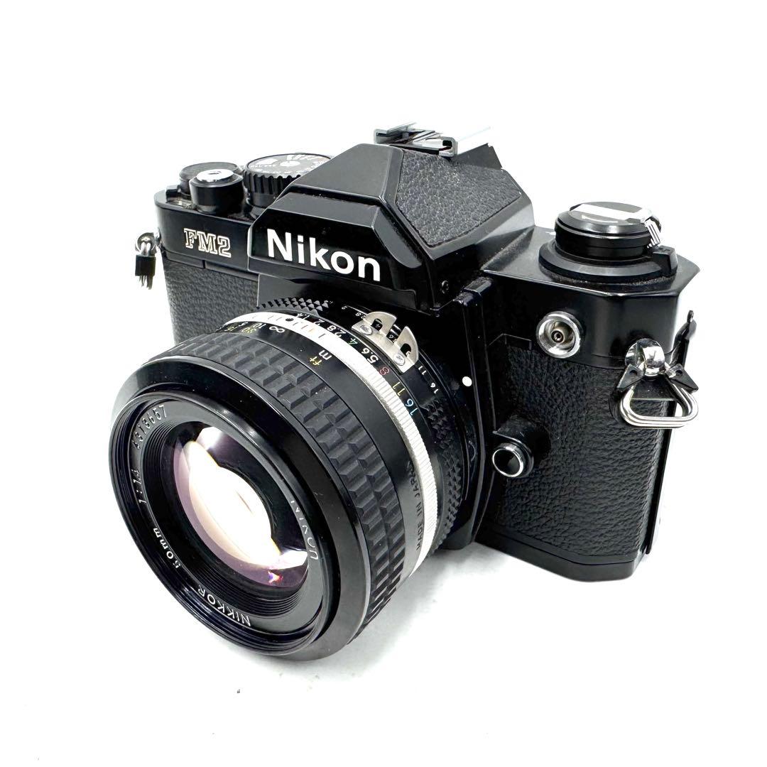 後期型！動作良好 Nikon New FM2 & Ai 50mm F1.4