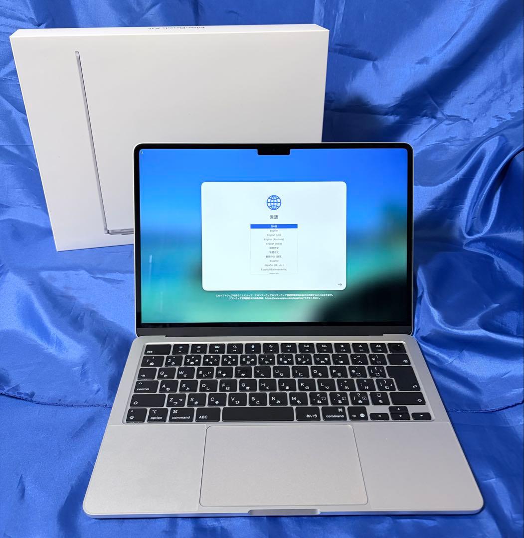 超美品 MacBook Air 13インチ M4 16GB/256GBシルバー