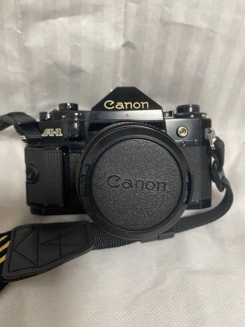 Canon キャノン A-1 ブラック レンズ(FD 50mm F1.4)付き