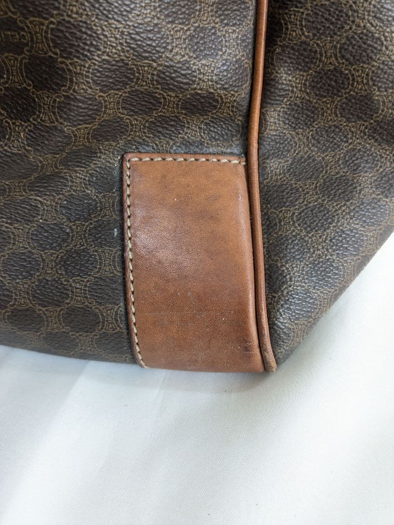 CELINE マカダム柄 総柄 ボストンバッグ 旅行バッグ ヴィンテージ