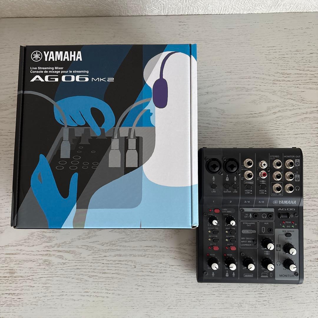 YAMAHA AG06MK2 ライブ配信ミキサー