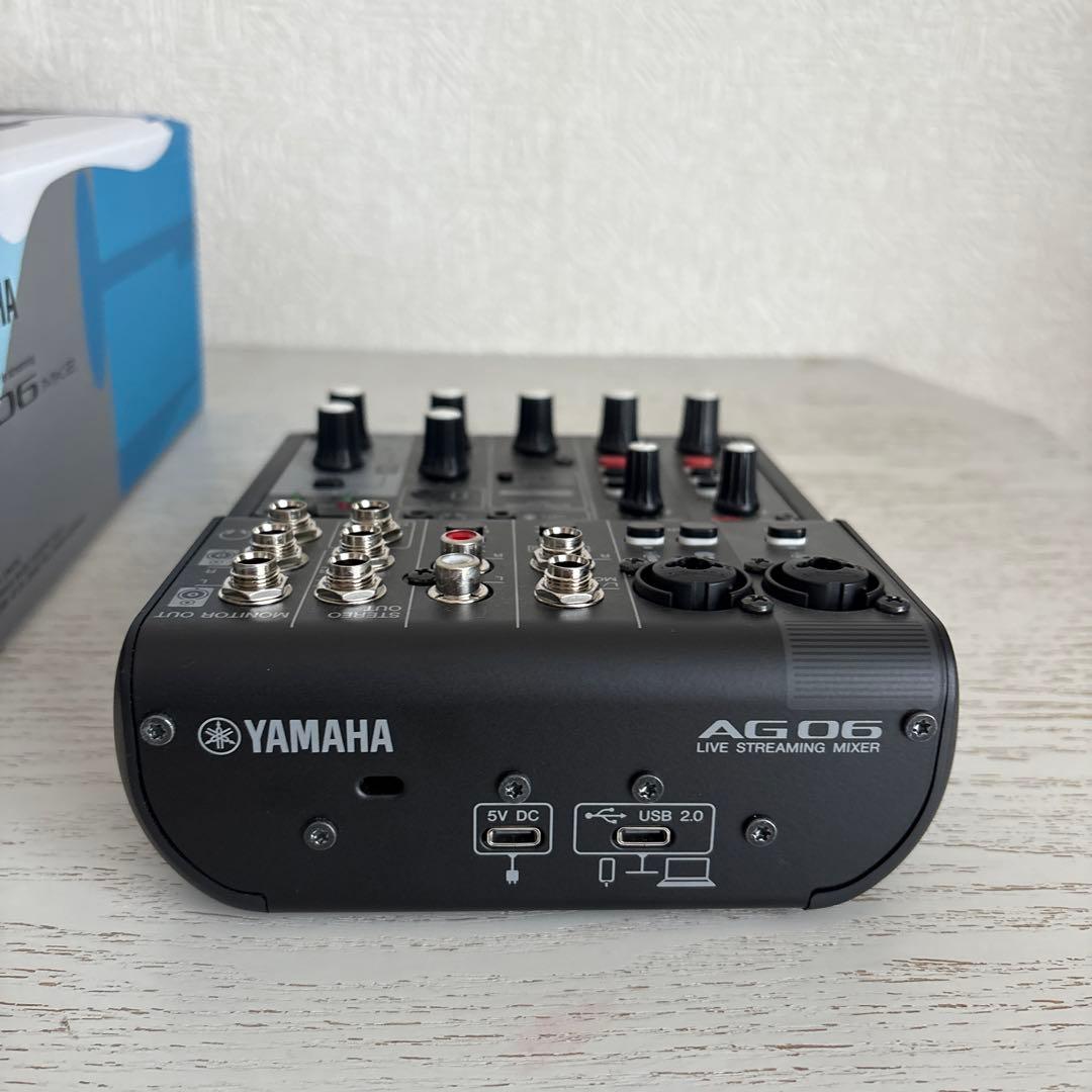 YAMAHA AG06MK2 ライブ配信ミキサー