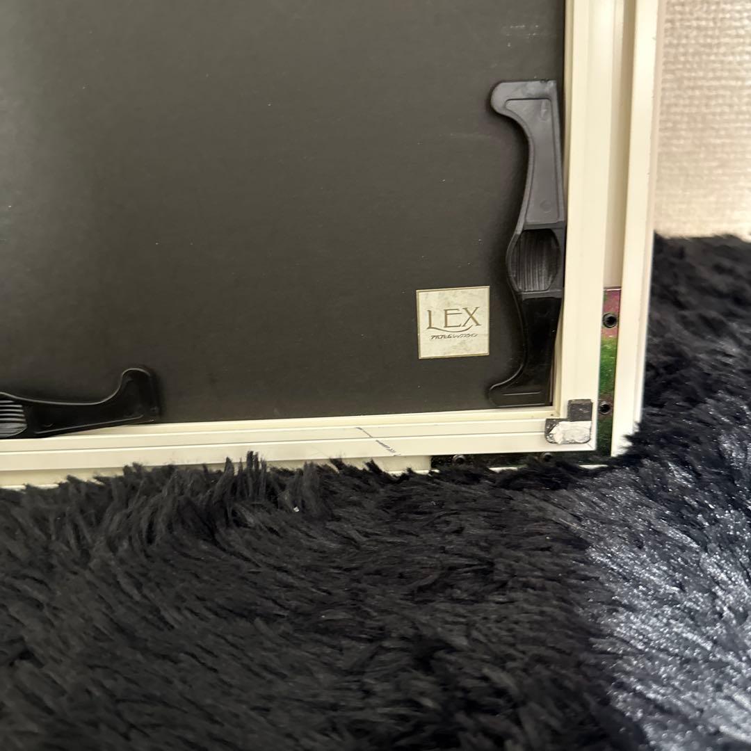 くげ じゅんこ 水彩画 サイン 額縁 付き 75×60cm