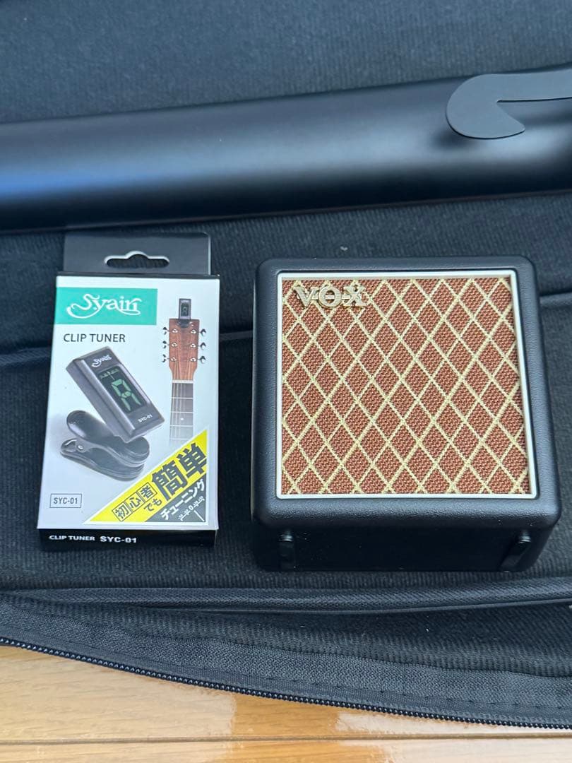 トラベルギター Anygig風 ヘッドレス VOXアンプ等セット