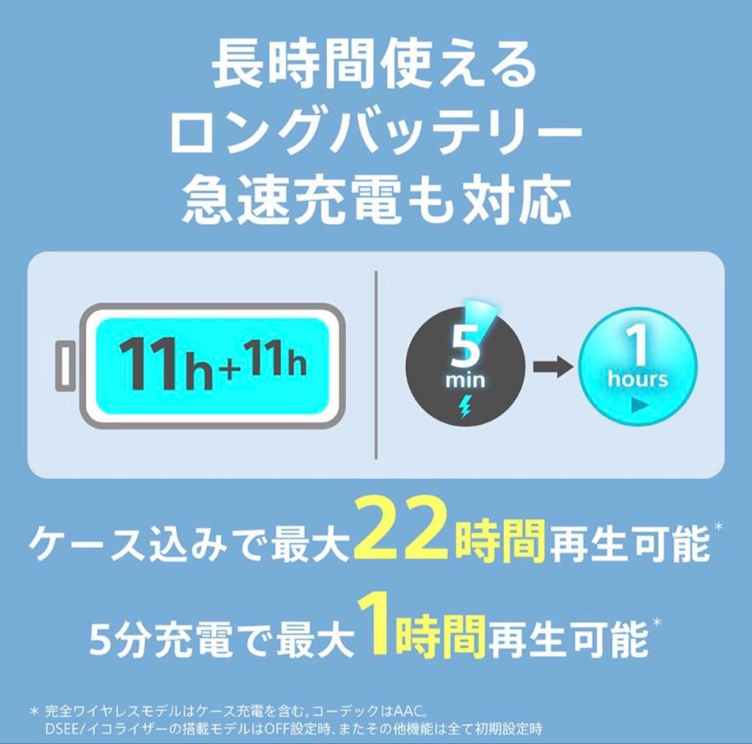 【未開封未使用品】SONY WF-C510 ワイヤレスイヤホン ブルー