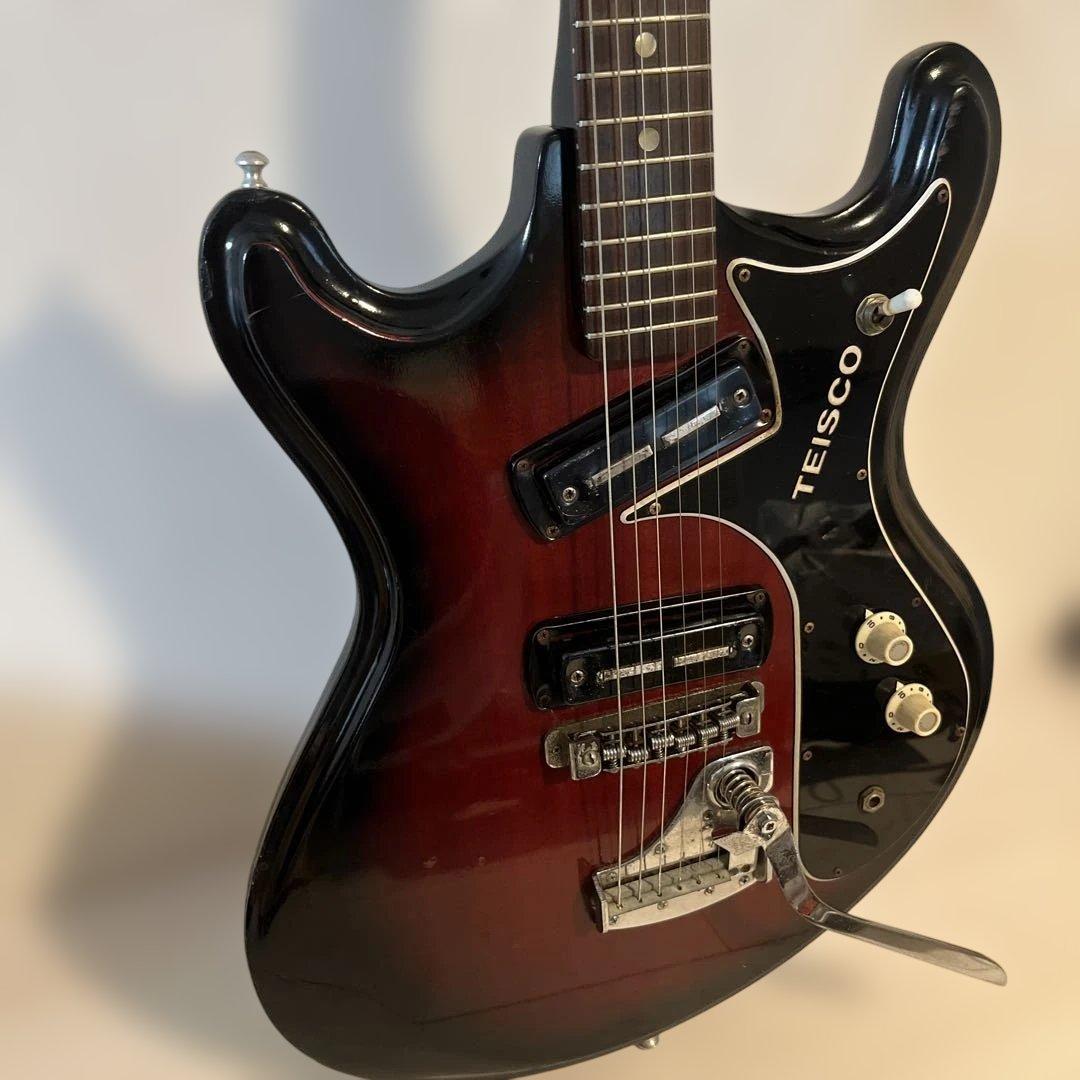 テスコ　エレキギター　ビザールギター　TEISCO　V-2