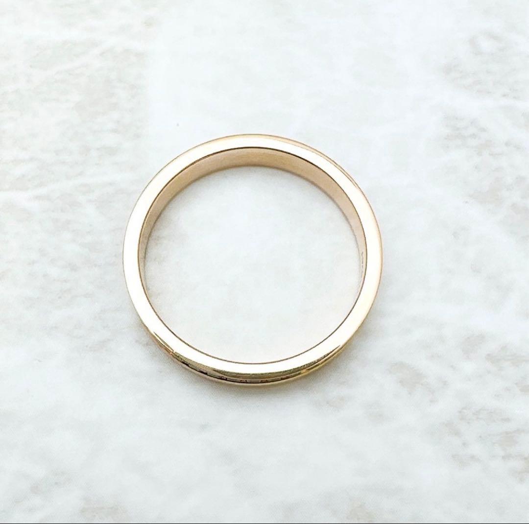 ス*ー様 定価34万円 ブシュロン K18PG 金 キャトルクラシックリング ハ