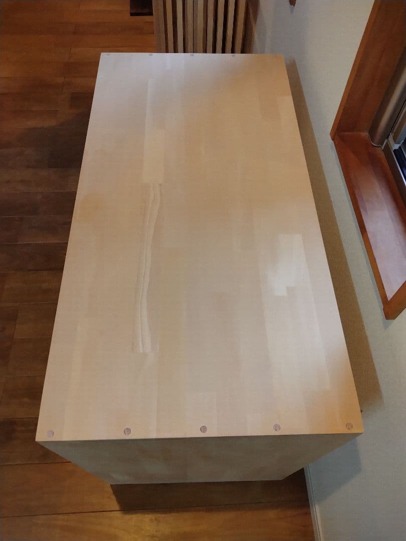 木製　ハンドメイド　オーダー　ロの字　棚　シェルフ　水槽台　テレビボード