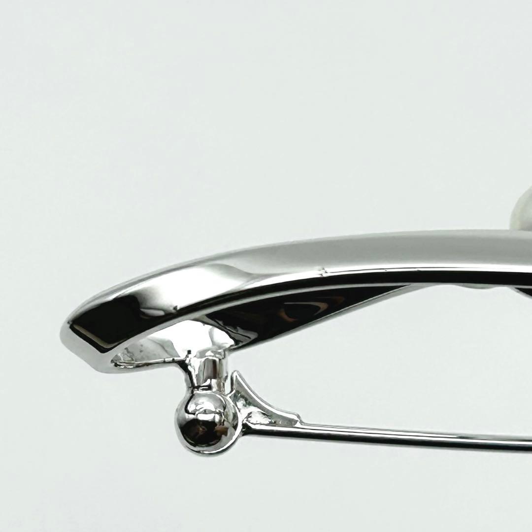高級 4〜5mm MIKIMOTO ミキモト ブローチ あこや真珠 SILVER