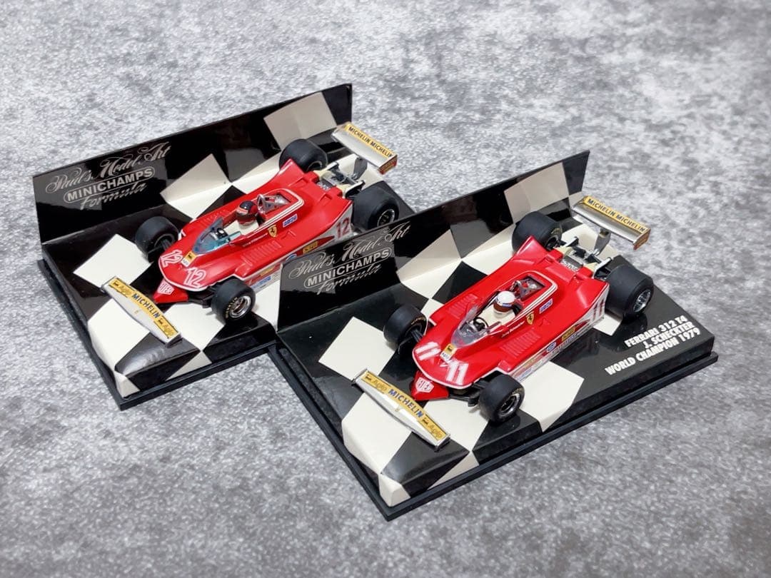 2台セット　MINICHAMPS 1/43 フェラーリ　312T4 1979