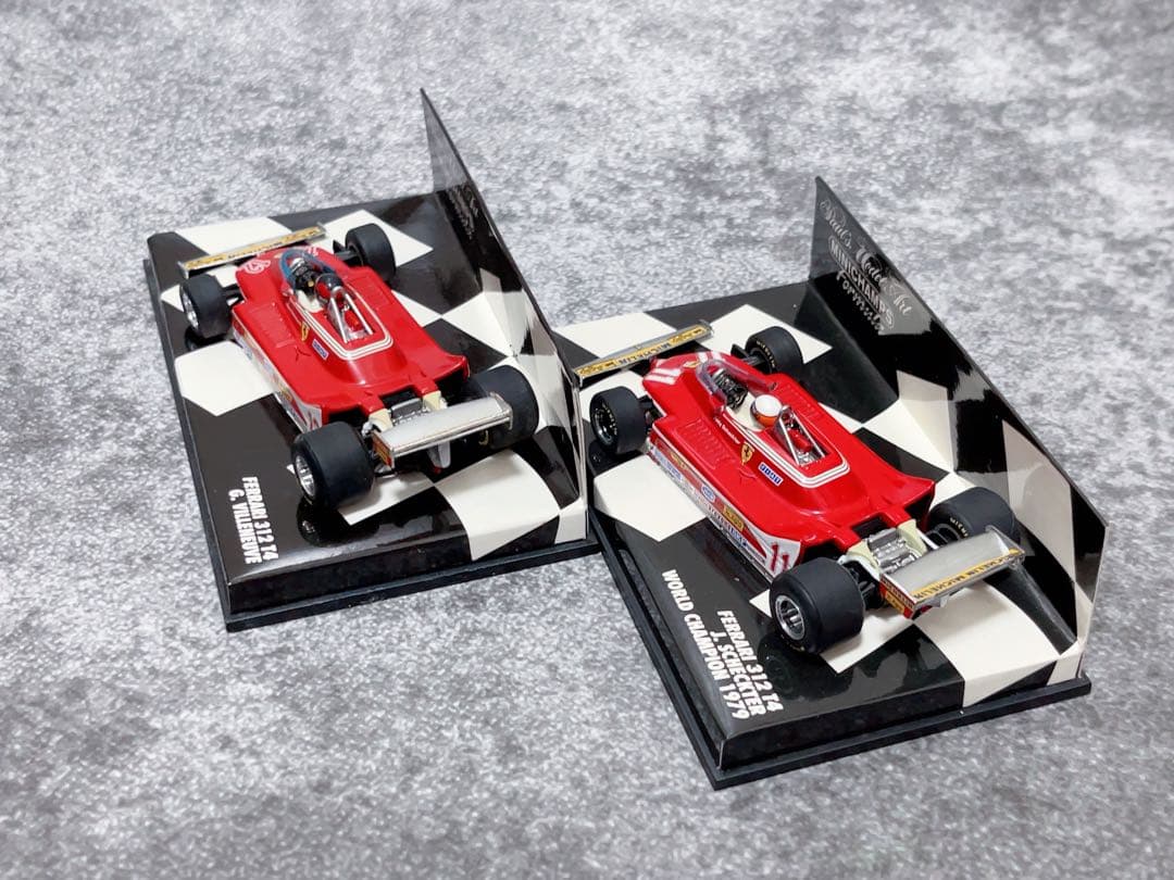 2台セット　MINICHAMPS 1/43 フェラーリ　312T4 1979
