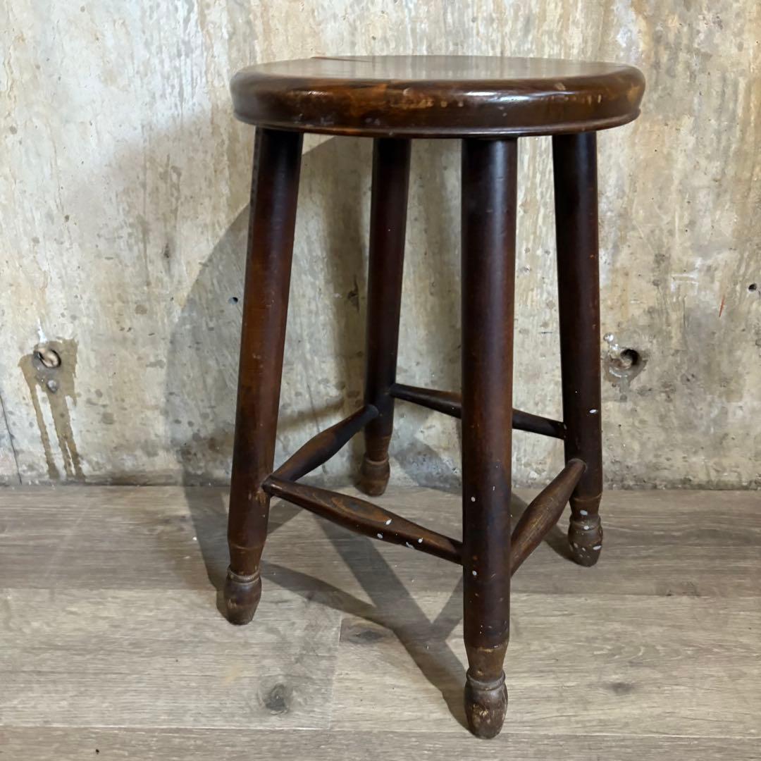 ヴィンテージ　スツール　ラウンドスツール　②