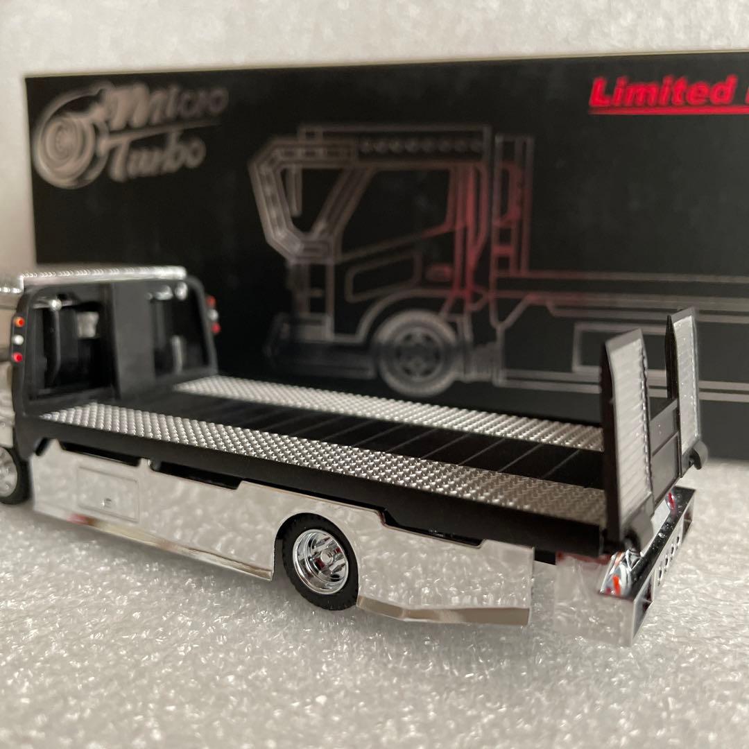 新品未開封★デコトラマイクロターボMicroTurbo1/64キャリアカー積載車